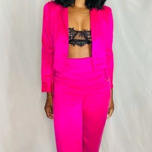 Vintage Hot Pink Pantsuit